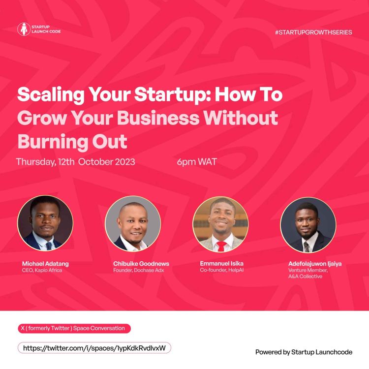 cover art for Scaling Your Startup: How to Grow Your Business without Burning Out