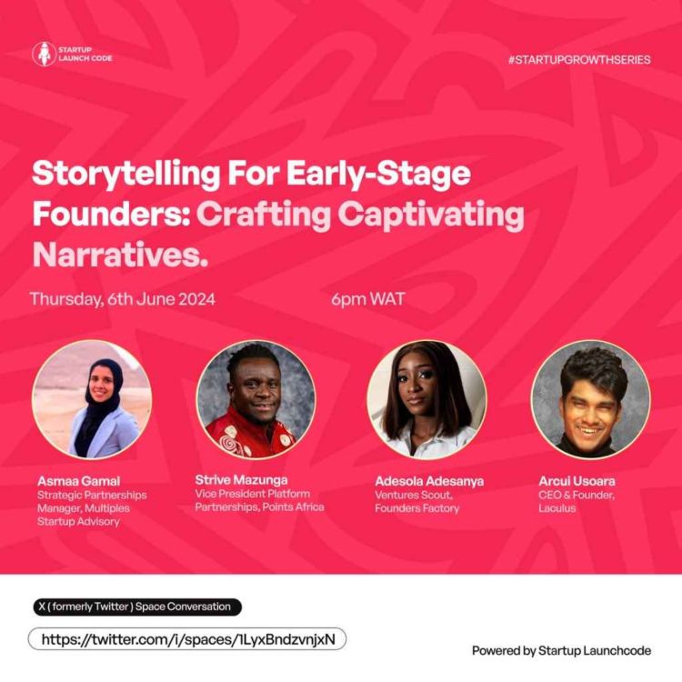 cover art for Storytelling for Early‐Stage Founders: Crafting Captivating Naratives