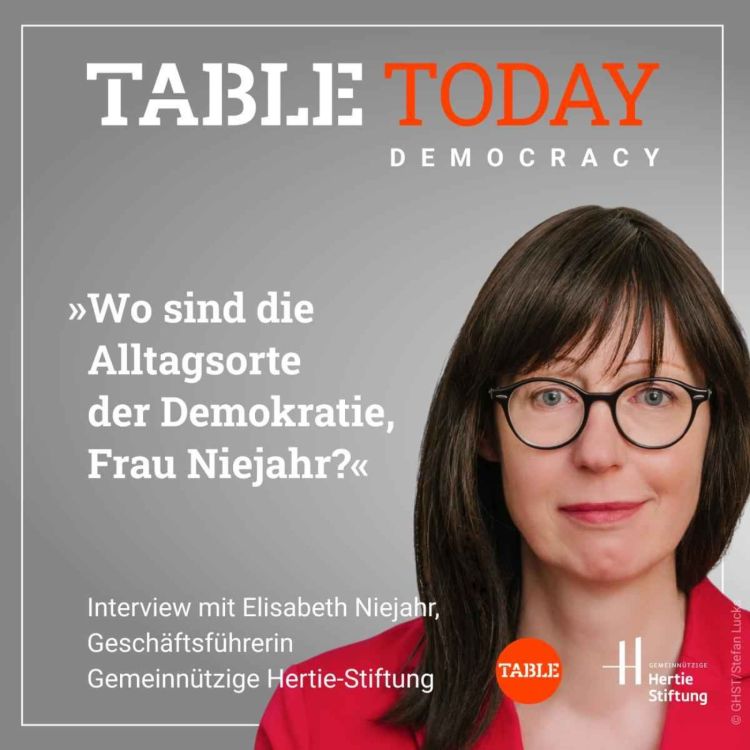 cover art for Wo sind die Alltagsorte der Demokratie, Frau Niejahr?