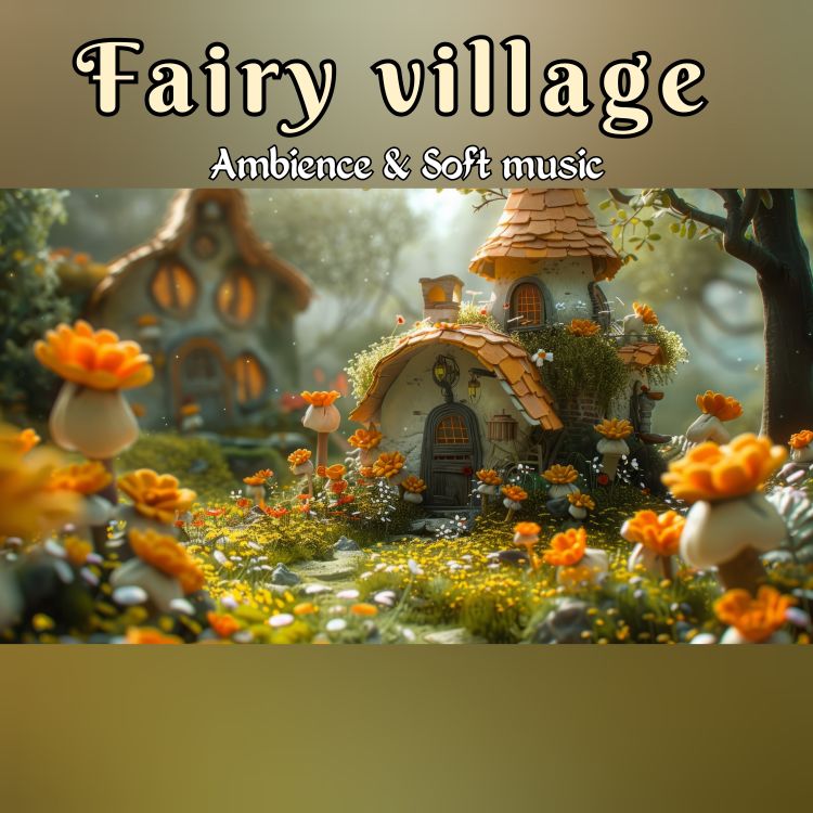 cover art for 🎧 Enchanted Fairy Village AMBIENCE & SOFT MUSIC 🍄🛖🧚