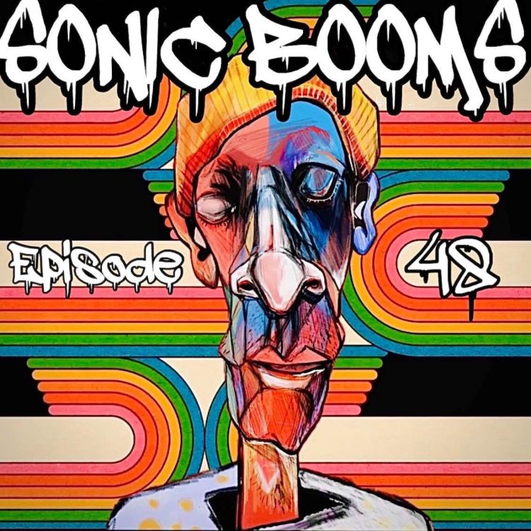 cover art for Episode 48 Sonic BOOMS