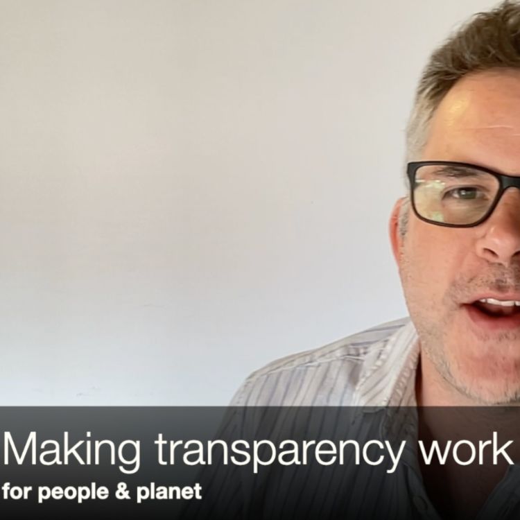 cover art for Making Transparency Work for People & Planet