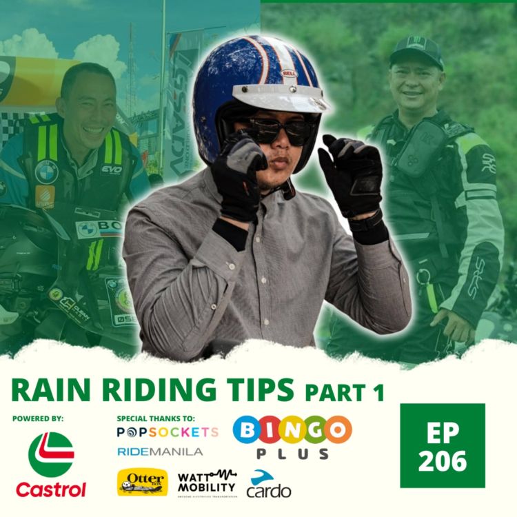 cover art for Ep. 206: Rain Riding Tips Part 1