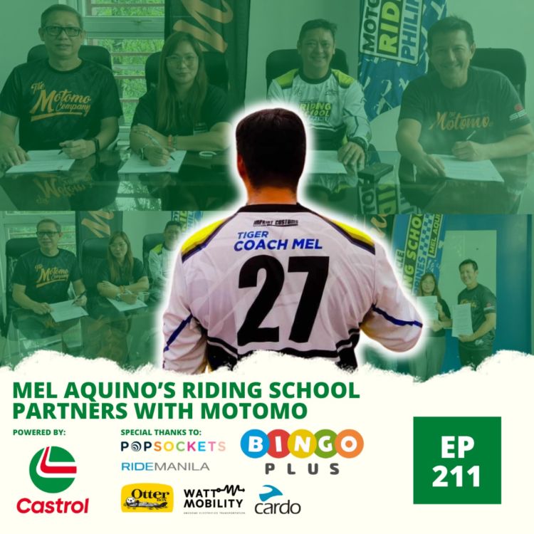 cover art for Ep. 211: Mel Aquino’s Riding School Partners with Motomo