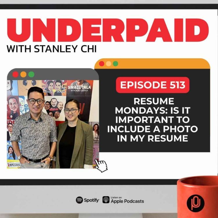 cover art for Episode 513:  Resume Mondays: Is it important to include a photo in my resume