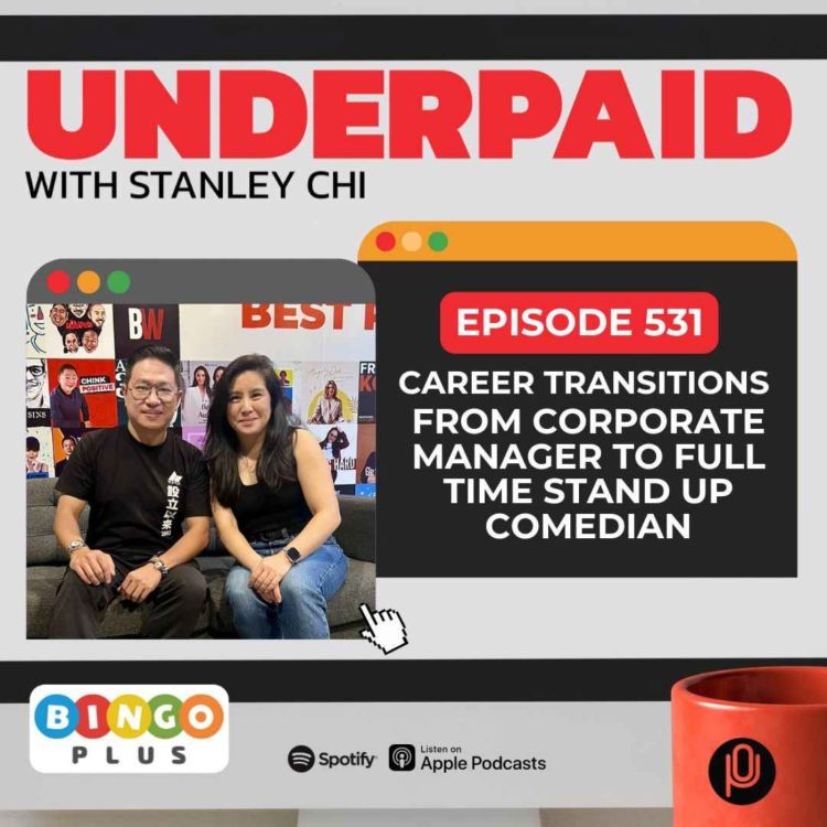 cover art for Episode 531: Career Transitions: From Corporate Manager to Full time Stand up Comedian