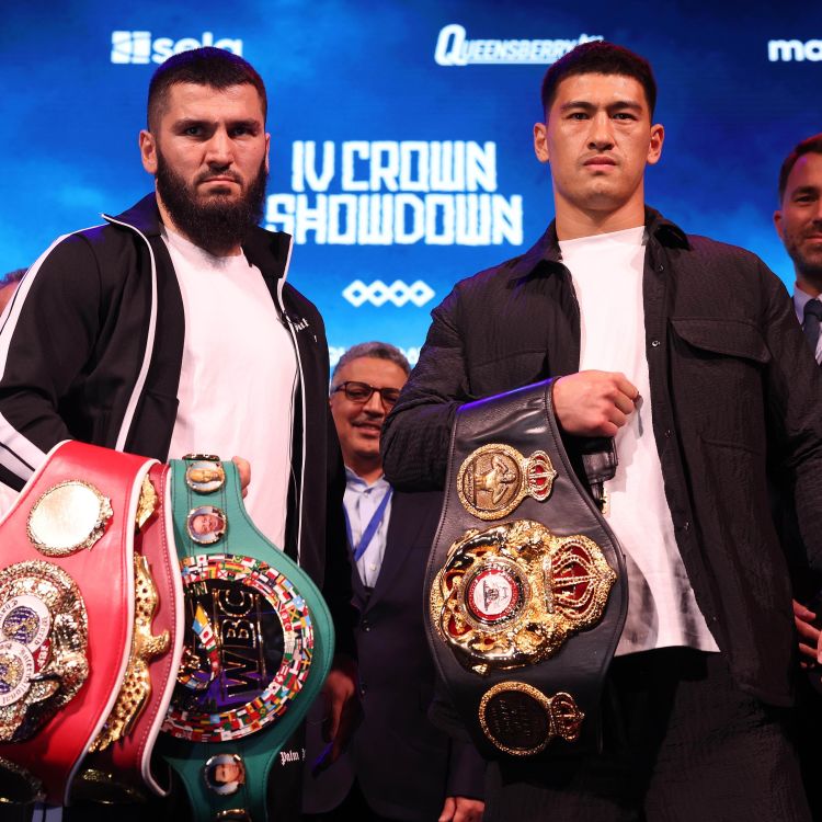 cover art for REACTION: Beterbiev v Bivol set for October 12th.