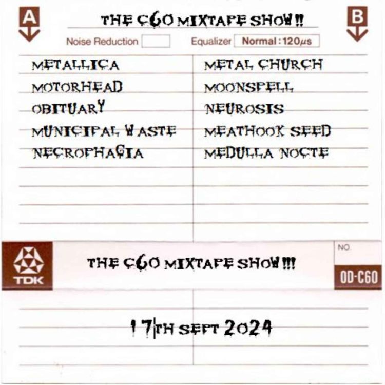 cover art for The C60 Mixtape Show 17th September 2024