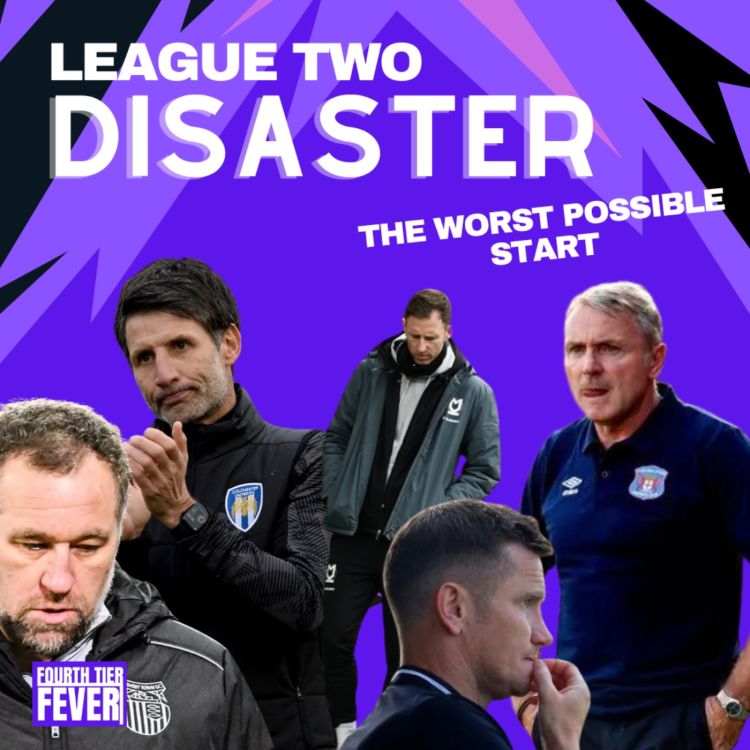 cover art for DISASTER! - The Worst Possible Start to the League Two Season