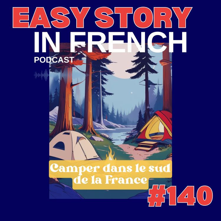 cover art for E140- Camping in South of France (A2 / B1 French)