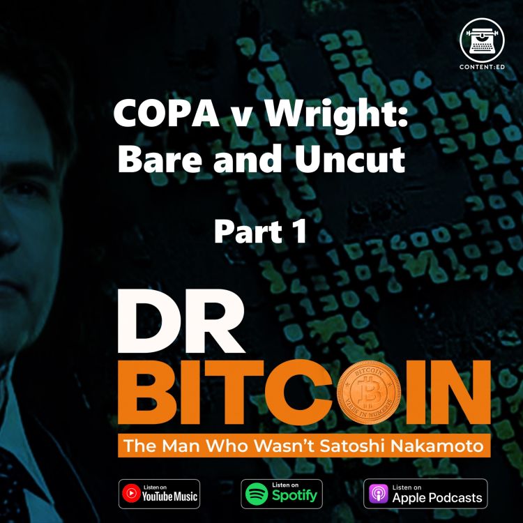 cover art for COPA v Wright: Bare and Uncut - Part 1