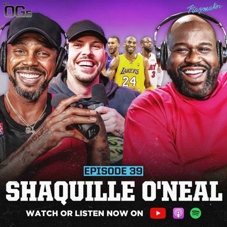 cover art for Shaq Calls Out Gobert, Shares Honest Wade vs. Kobe Takes & Untold Pat Riley Stories