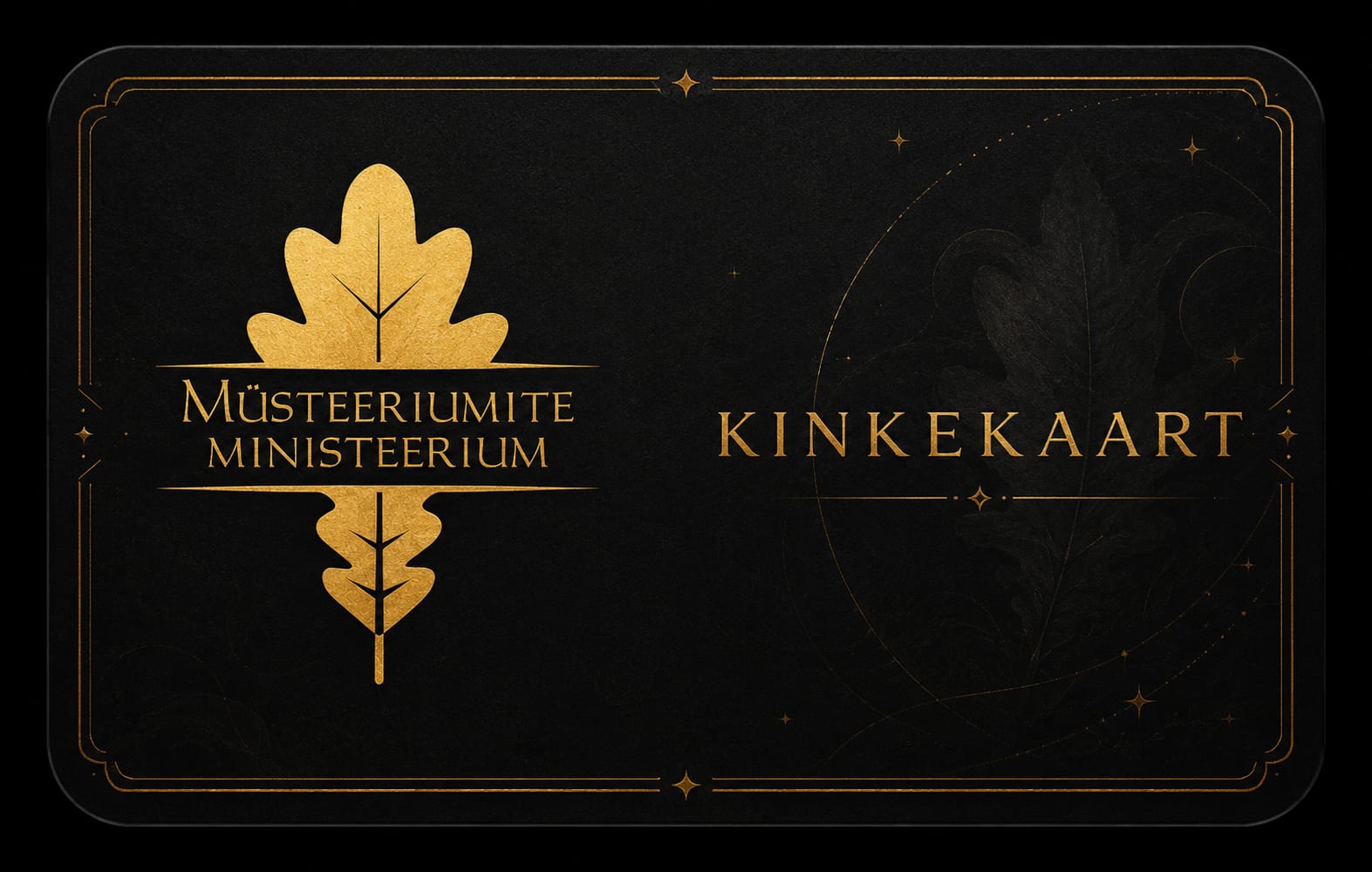 Müsteeriumite Ministeeriumi kinkekaart