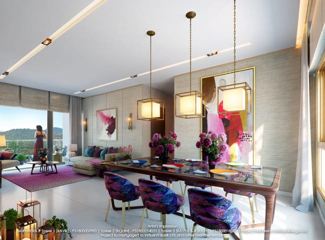 Well designed 2bhk apartments at Piramal Revanta accomodating luxurious lifestyle