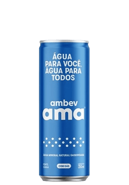 Água Mineral Ama Lata com gás 350ml