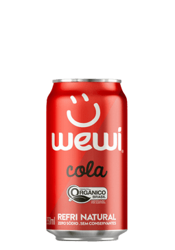 Refrigerante Cola Orgânico Wewi Lata 350ml