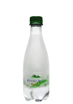 Água Mineral Pouso Alto Gourmet Pet Com Gás 340ml