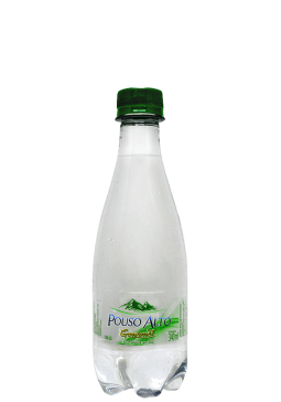 Água Mineral Pouso Alto Gourmet Pet Com Gás 370ml