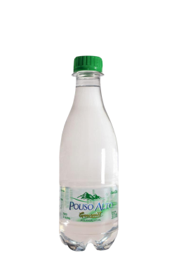 Água Mineral Pouso Alto Gourmet Pet Com Gás 370ml