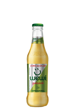 Refrigerante Guaraná All Natural Zero Orgânico Wewi Vidro 255ml