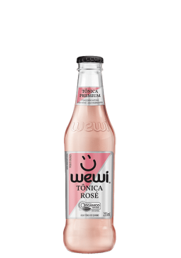 Água Tônica Rosé Orgânica Wewi Vidro 255ml