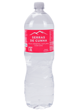 Água Mineral Serras De Cunha Pet Com Gás 1,5L