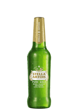 Cerveja Stella Artois Pure Gold Sem Glúten Long Neck 330ml 