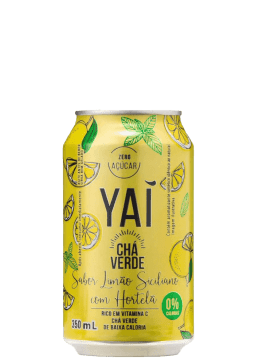 Chá Verde Yaí Limão Siciliano com Hortelã 350ml