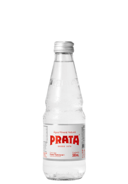 Água Mineral Prata Pilfer Leve Vidro One Way Com Gás 300ml