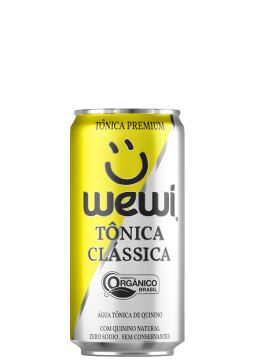 Água Tônica Clássica Orgânica Wewi Lata 269ml