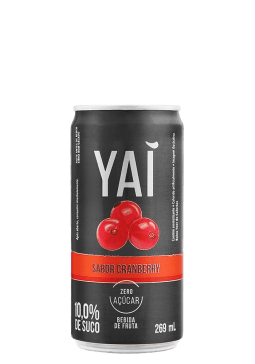 Suco Yaí Cranberry Lata 269ml