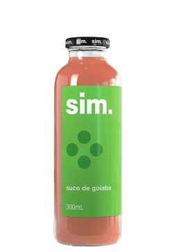 Suco Sim Goiaba Vidro 300ml 