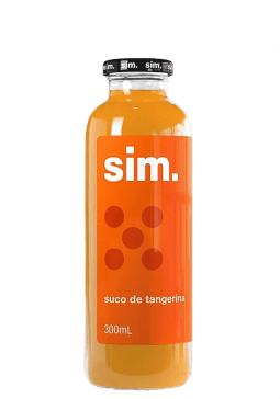 Suco Sim Tangerina Vidro 300ml