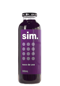 Suco Sim Uva Vidro 300ml 