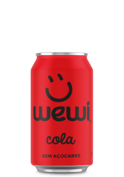 Refrigerante Cola Zero Orgânico Wewi Lata 350ml