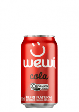 Refrigerante Cola Orgânico Wewi Lata 350ml