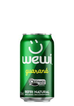 Refrigerante Guaraná Orgânico Wewi Lata 350ml
