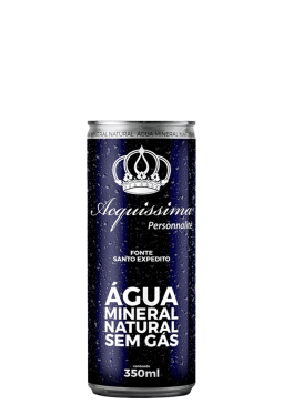 Água Mineral Acquíssima Lata sem gás 350ml