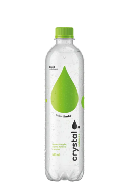 Água Saborizada com gás Crystal Limão Pet 510ml