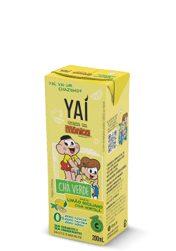 Chá verde Yaí Limão Siciliano com Hortelã kids 200ml