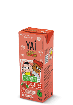 Chá verde Yaí Frutas Vermelhas Kids 200ml