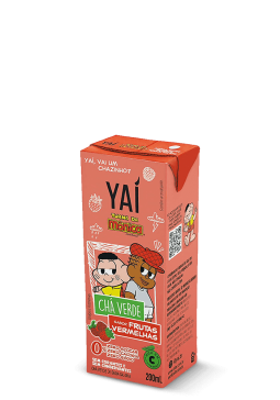 Chá verde Yaí Frutas Vermelhas Kids 200ml