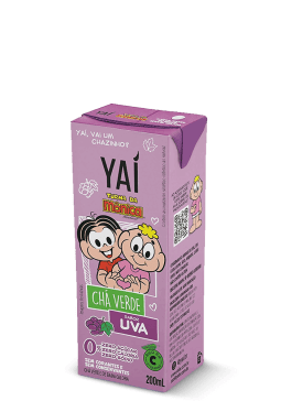 Chá verde Yaí Uva kids 200ml