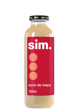 Suco Sim Maçã Vidro 300ml 