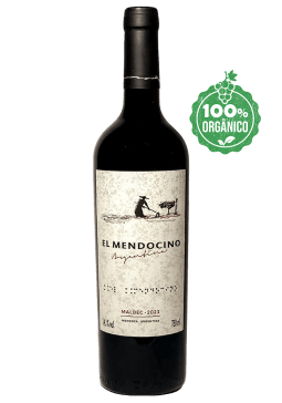 Vinho Orgânico Argentino El Mendocino Malbec 750ml