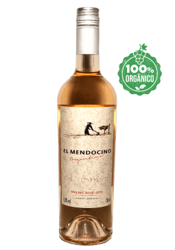 Vinho Orgânico Argentino El Mendocino Malbec Rose 750ml