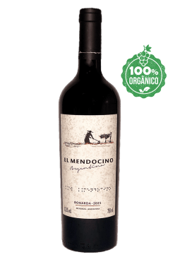 Vinho Orgânico Argentino El Mendocino Bonarda 750ml