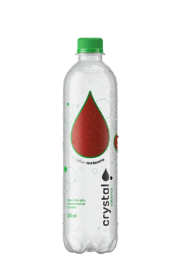 Água Saborizada com gás Crystal Melancia Pet 510ml