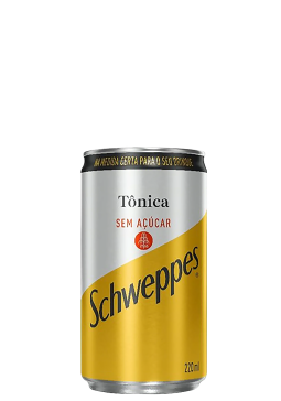 Água Tônica Schweppes Sem Açúcar Lata 220ml