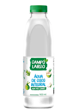 Água de Coco Campo Largo Integral Pet 900ml